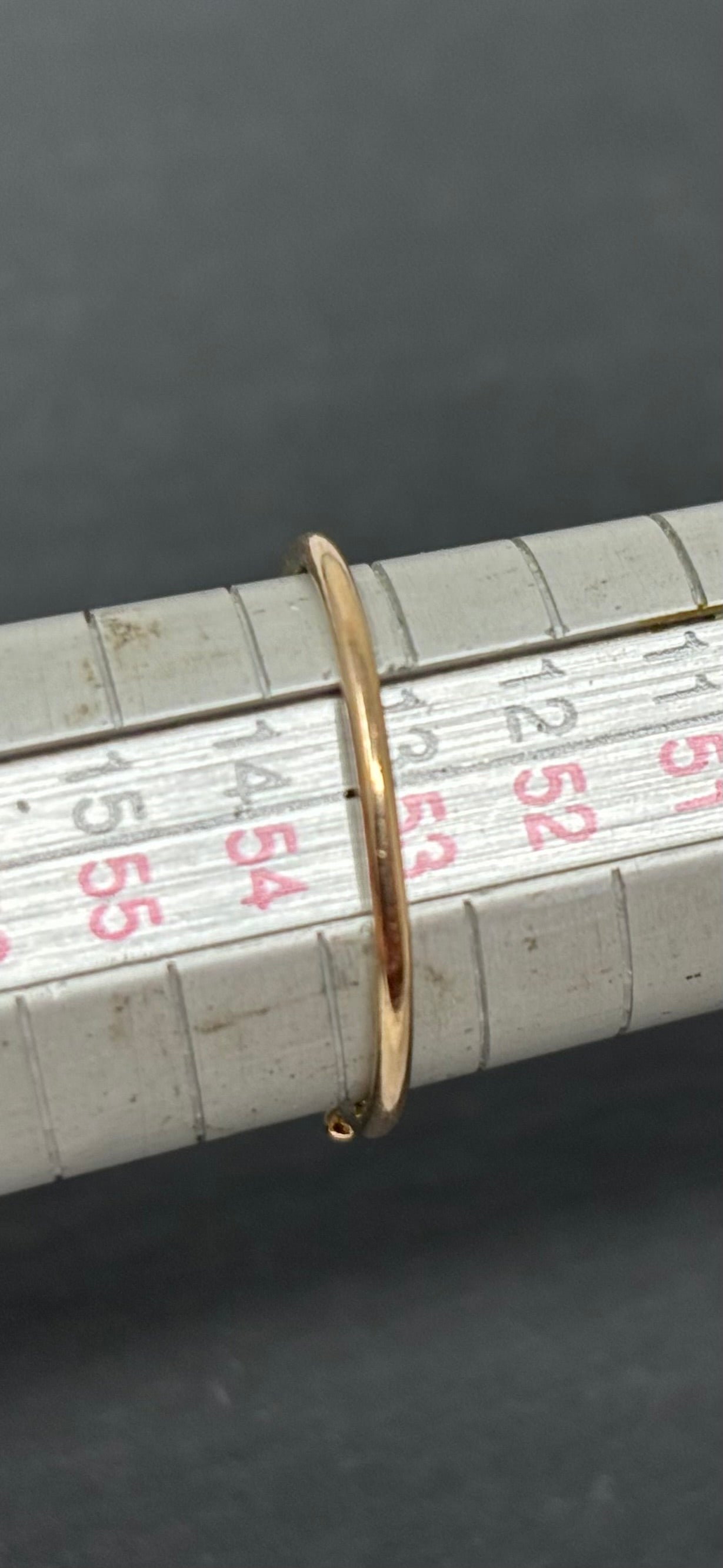 Verkauft! Goldring Perlierung 8K/333 Gelbgold Gr.53 No.118