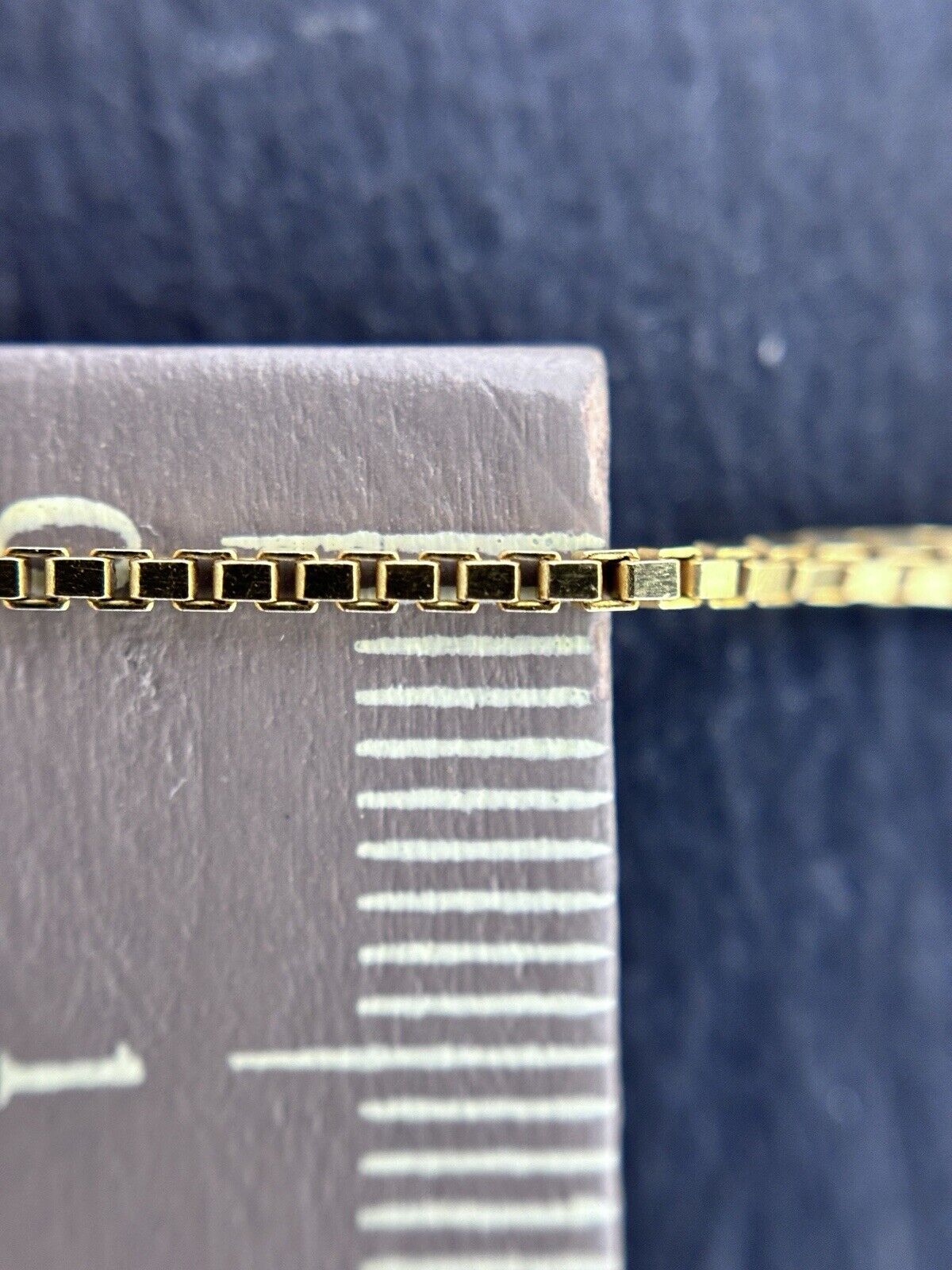 Gelbgold Kette Venezianerkette 42cm 1,2mm 14K/585 glänzend