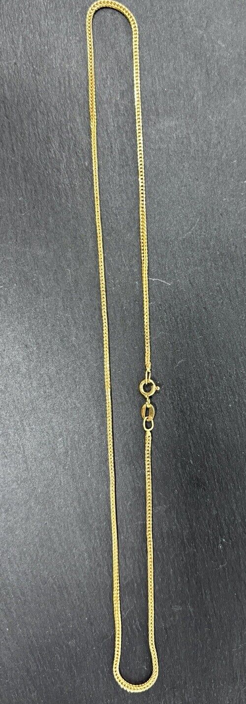 Gelbgold Fuchsschwanzkette 40cm 14K/585 ca. 1,5mm glänzend verkauft