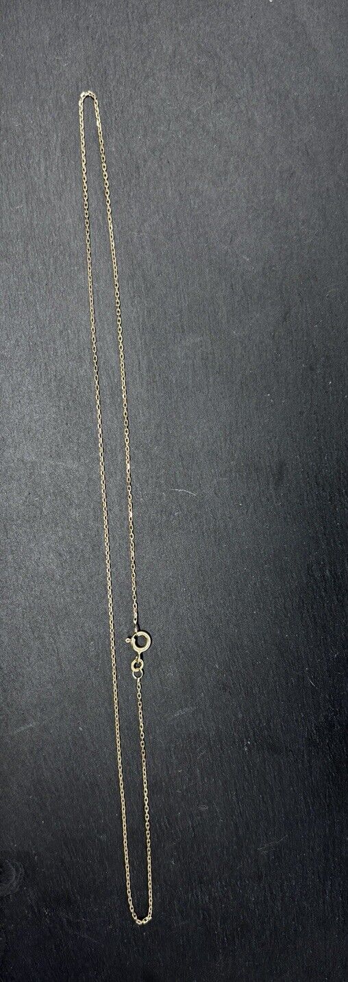 Gelbgold Ankerkette ca. 50cm 8K/333 Gold Kette 1,2mm verkauft