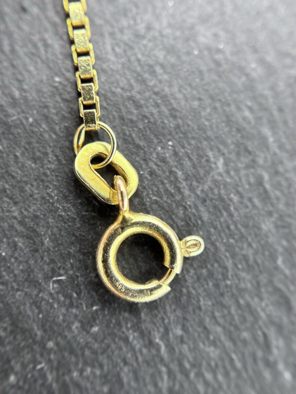 Gelbgold Kette Venezianerkette 42cm 1,2mm 14K/585 glänzend