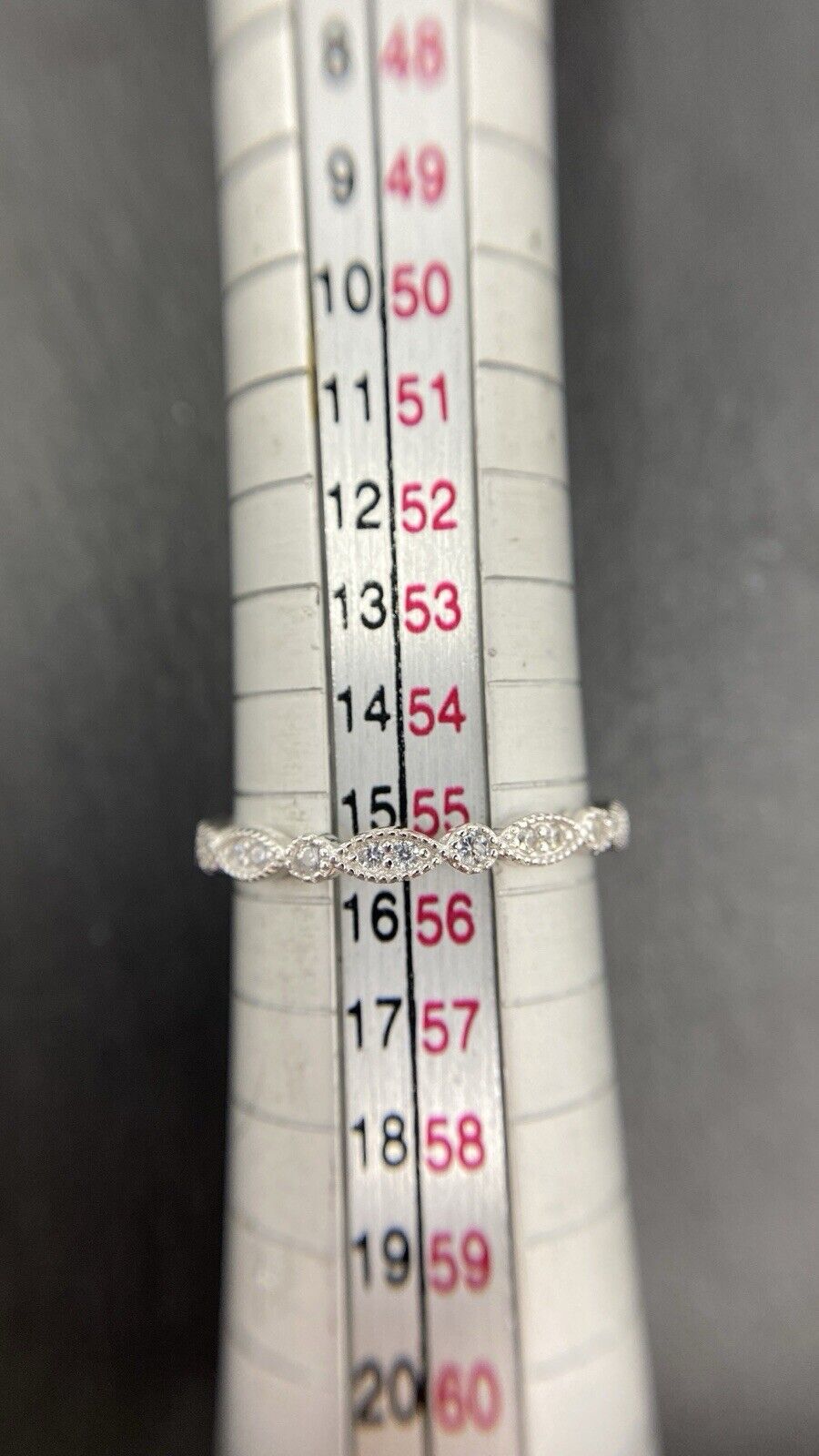 925 Silber Memorie Ring Zirkonia Ring sehr modernes Design