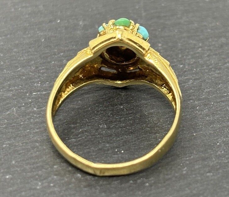 Goldring Vintage Türkis 18K/750 Gr. 54 No.U53
