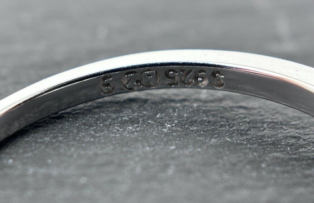 Ring Farbe wie Blautopas Silber 925er Brillantschliff Solitärring
