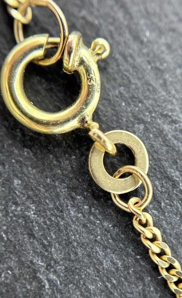 Gelbgold Kette Panzerkette 45cm 1,5mm 8K/333 massiv glänzend verkauft