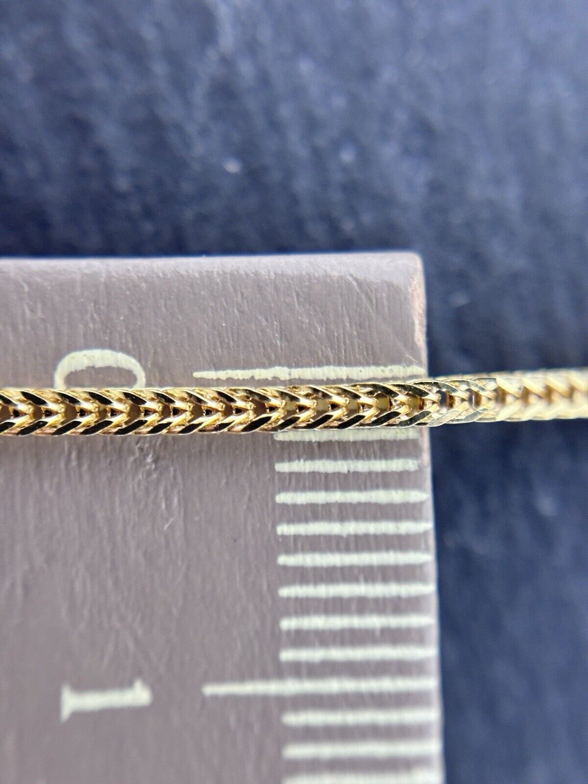Gelbgold Fuchsschwanzkette 40cm 14K/585 ca. 1,5mm glänzend verkauft