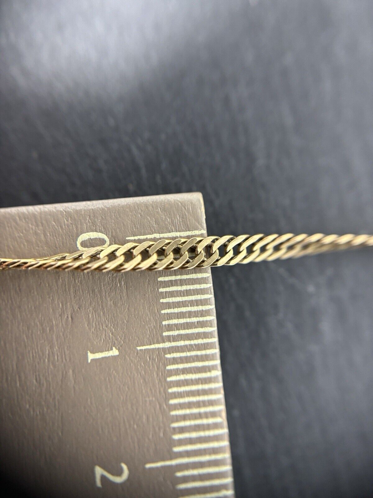 Goldkette gedrehte Panzerkette 46cm 8K/333 GG 3mm Gelbgold No.16