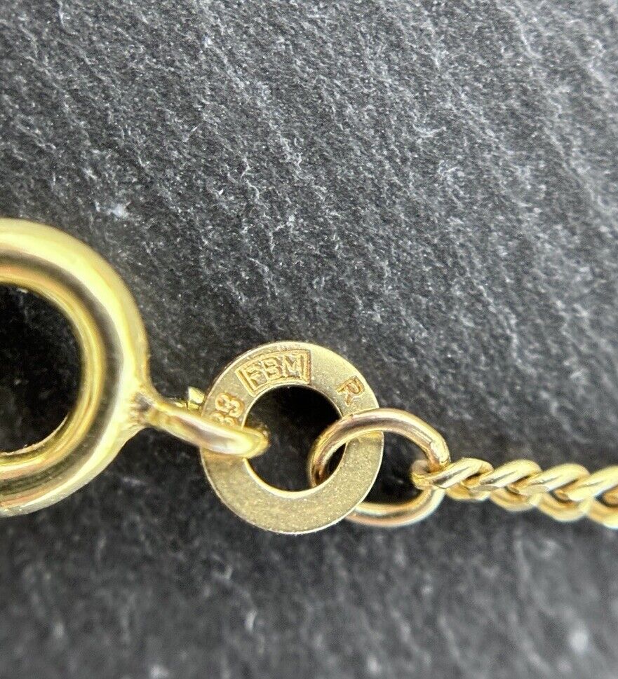 Gelbgold Kette Panzerkette 45cm 1,5mm 8K/333 massiv glänzend verkauft
