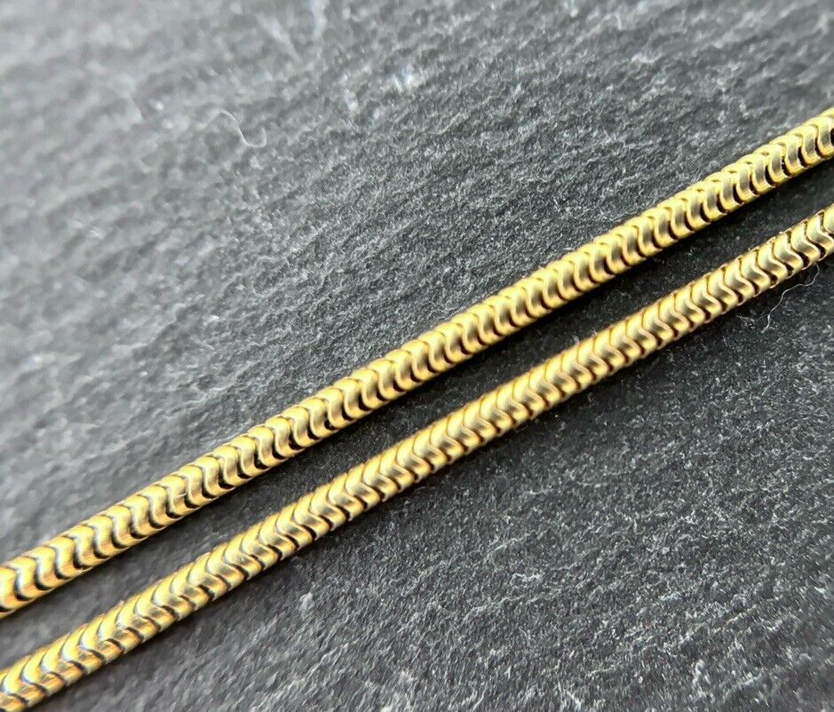 Gelbgold Kette Schlangenkette 58cm 1,5mm 14K/585 massiv glänzend verkauft