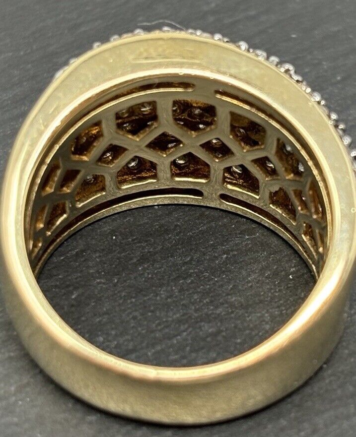 Ring Gelbgold 1Ct Brillanten 14K/585 Gr.60 No.U65