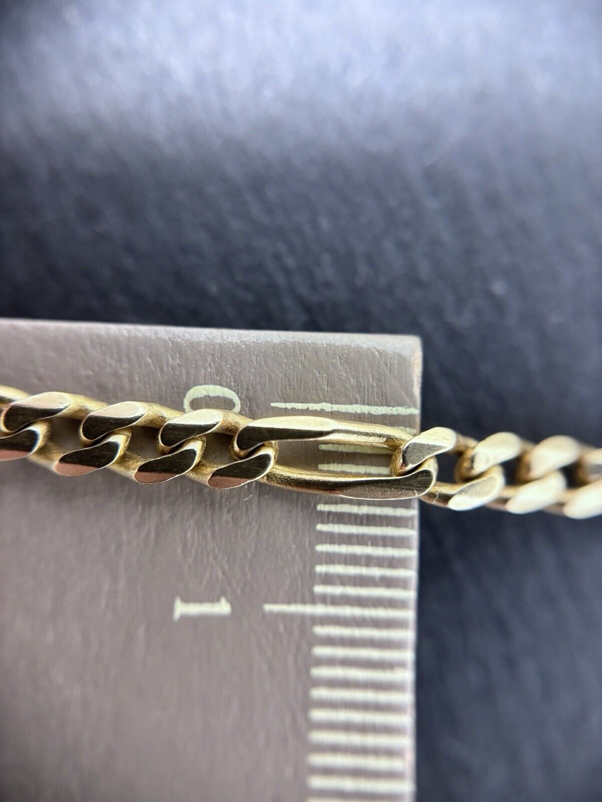 Gelbgold Panzerarmband Goldarmband 8K/333 19cm 4mm glänzend