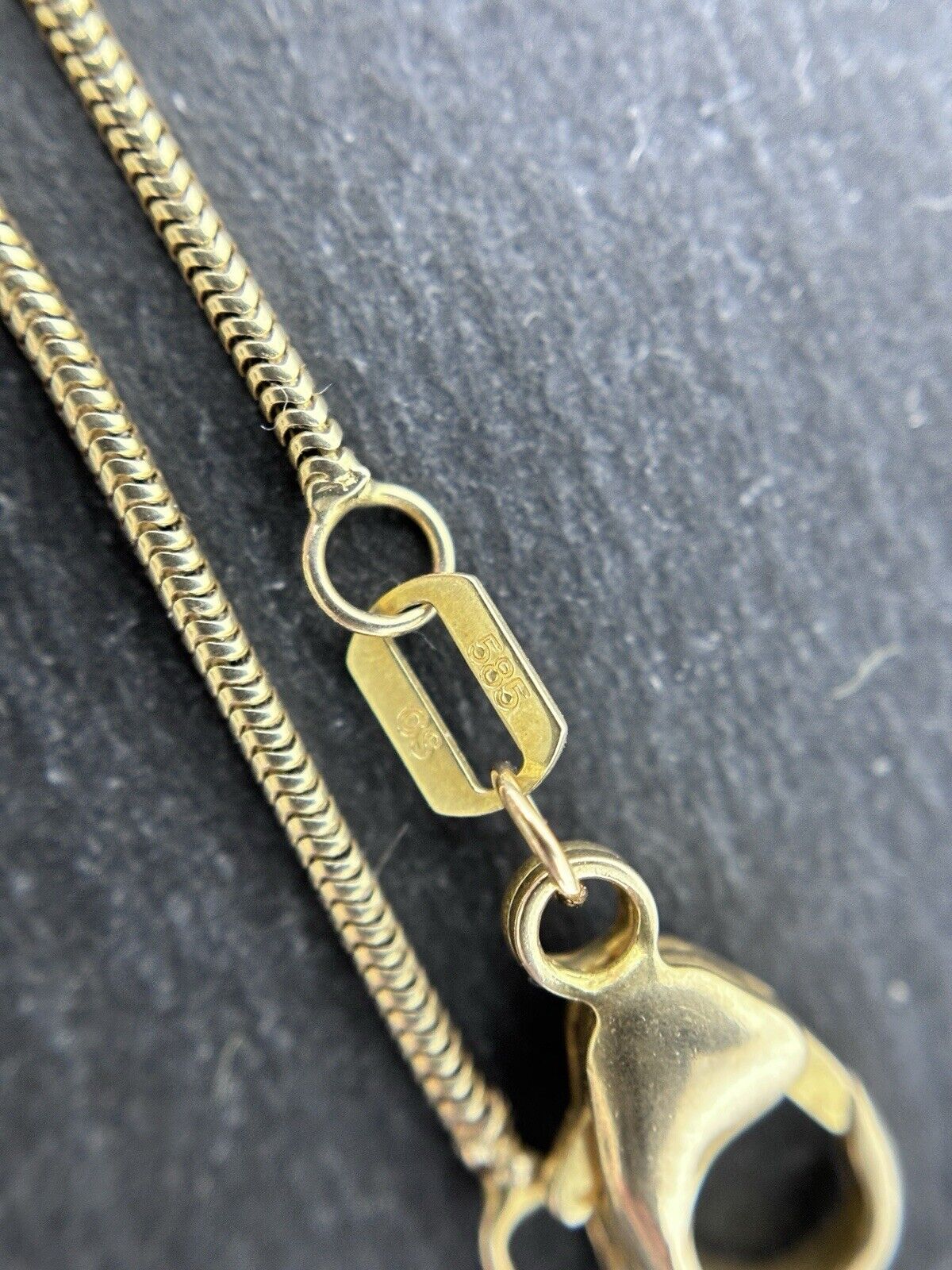 Gelbgold Kette Schlangenkette 58cm 1,5mm 14K/585 massiv glänzend verkauft