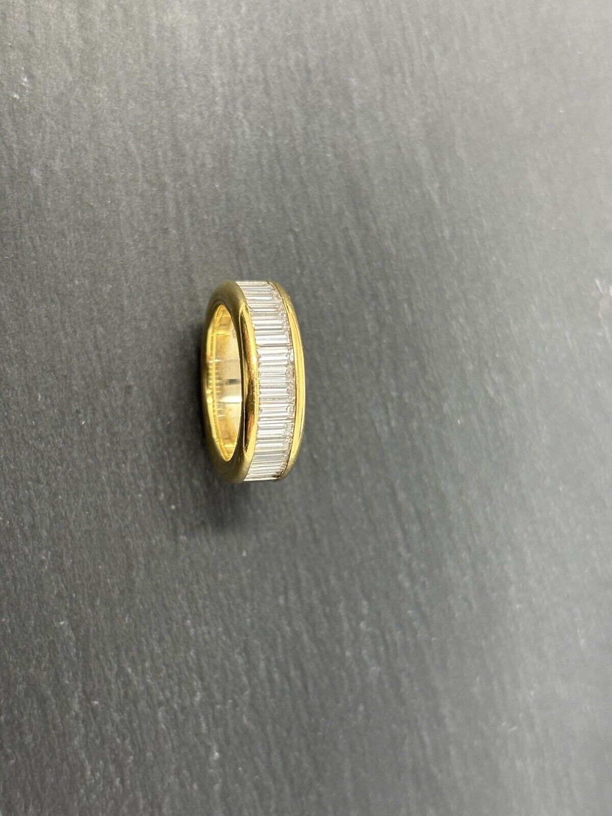Ring Gelbgold 1,2ct Baguette Diamanten 18K/750 Gr.50 No.U2