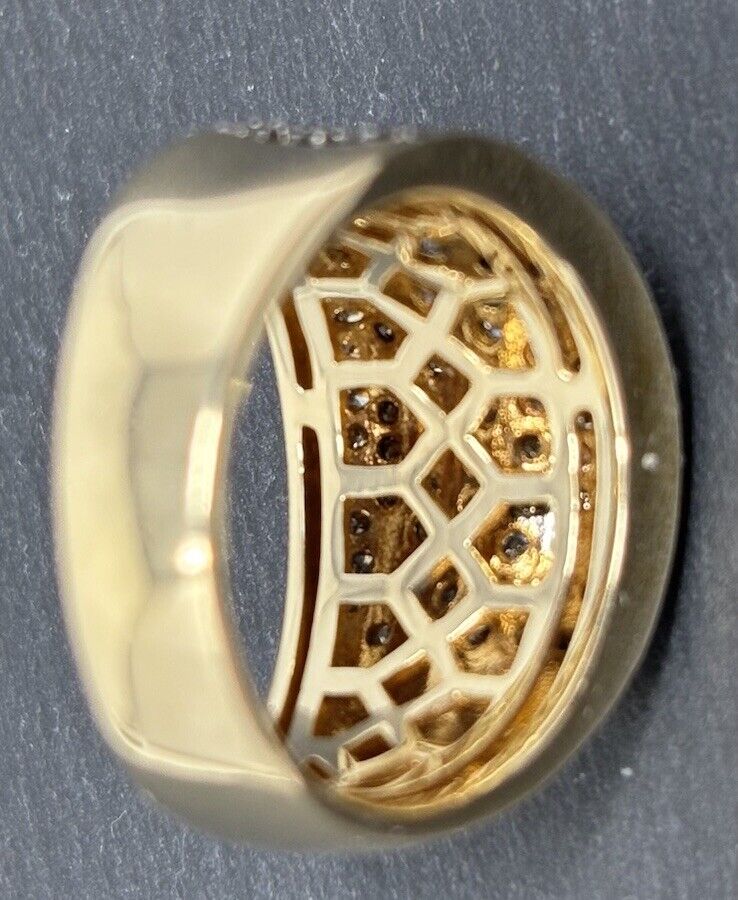 Ring Gelbgold 1Ct Brillanten 14K/585 Gr.60 No.U65