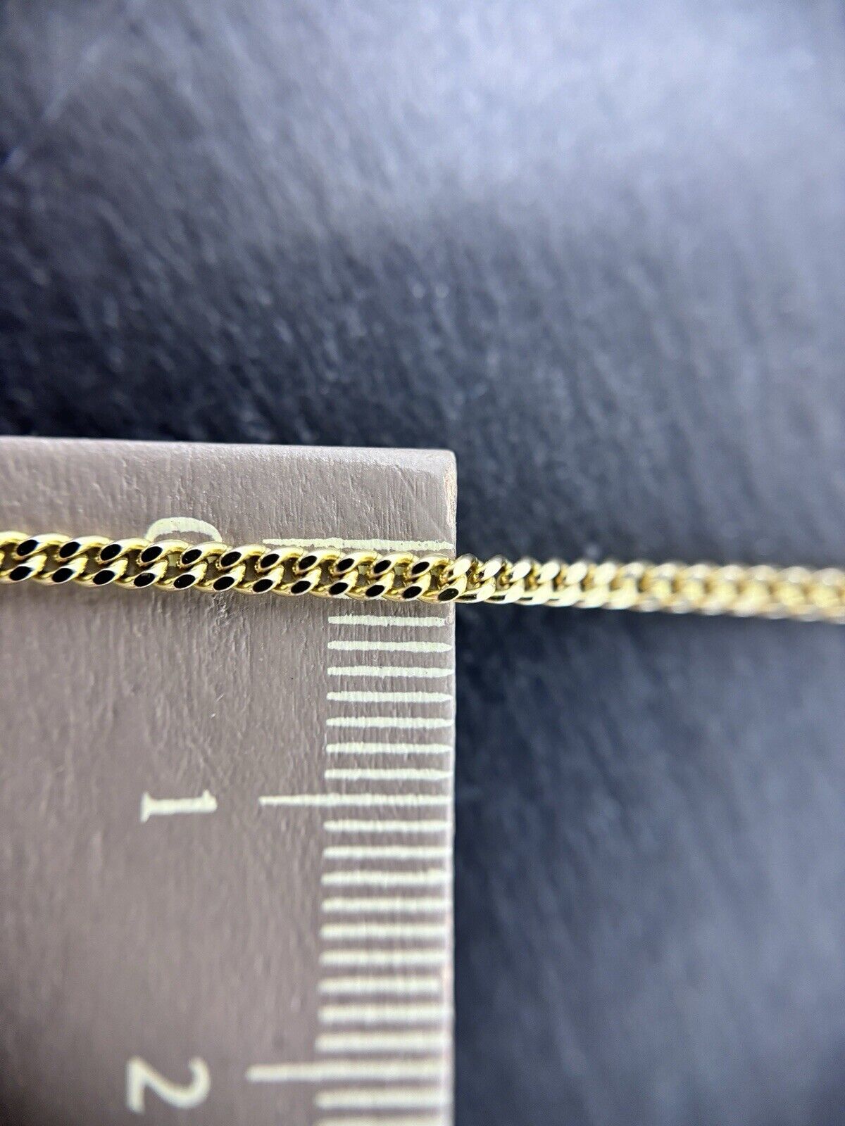 Gelbgold Kette Panzerkette 80cm 8K/333 2mm massiv lang doppelt umhängen möglich