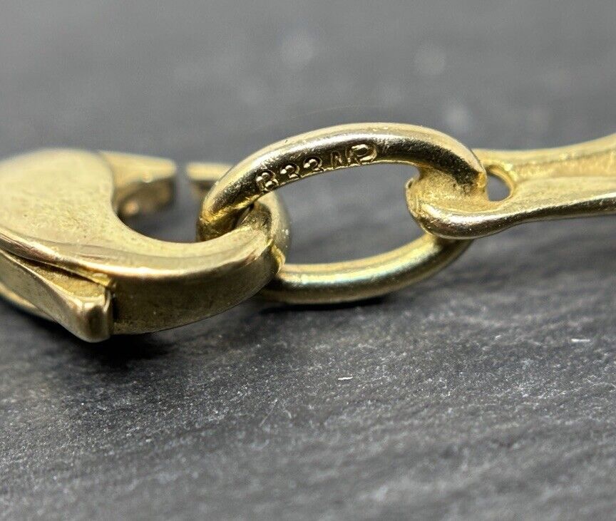 Goldkette Lapponia Stil 40cm 8K/333 6mm Gelbgold Vintage No.73