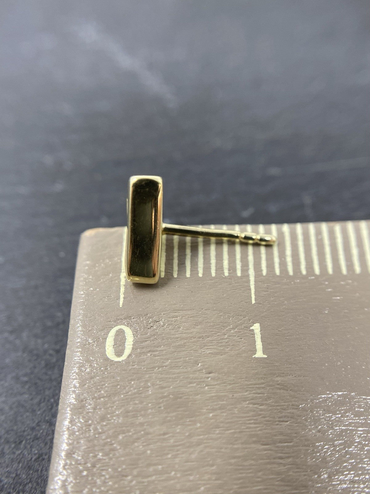 Gelbgold Ohrstecker mit Saphir Und Brillant | 14K/585