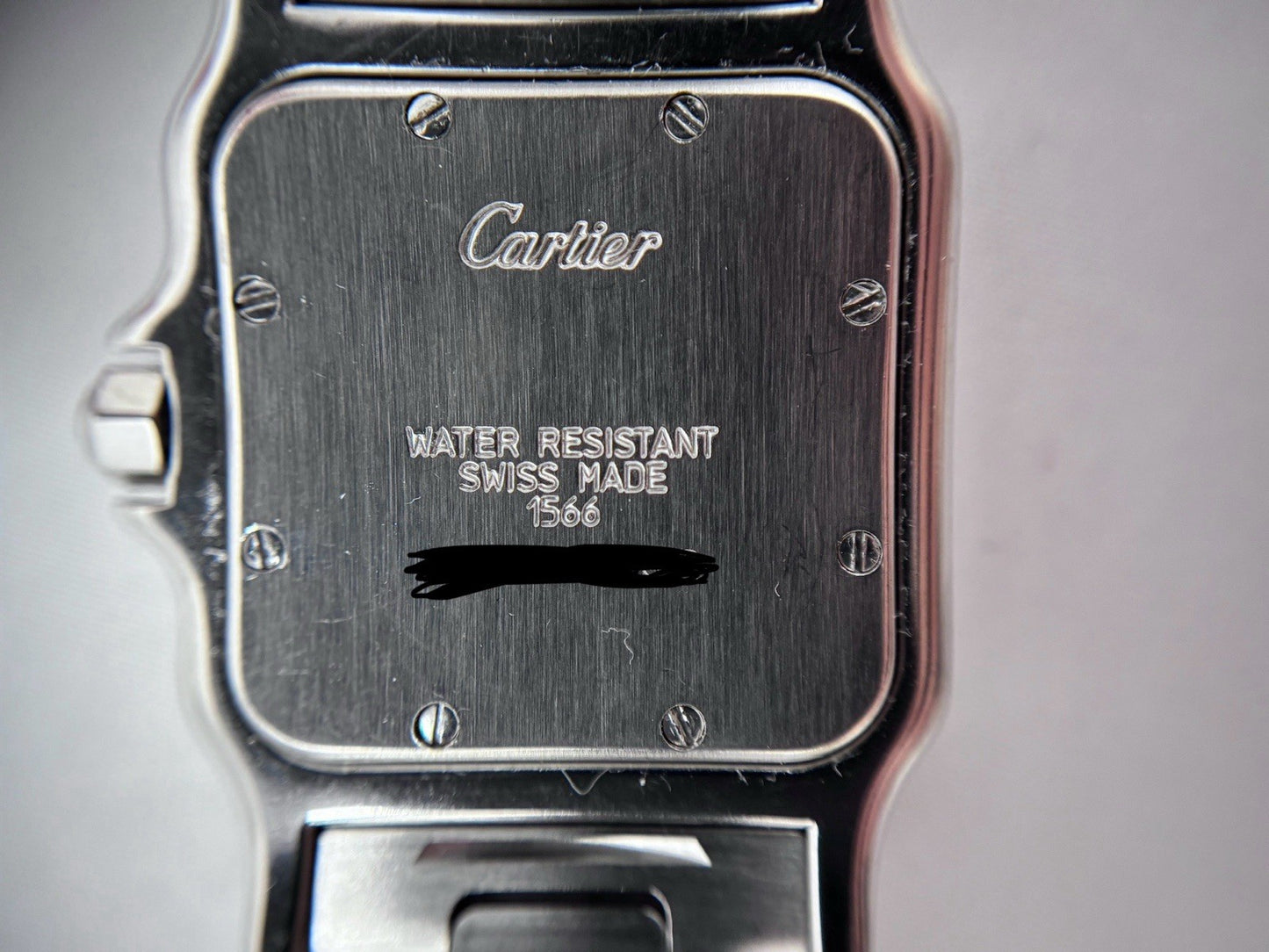 Cartier Santos Galbee Herren 29mm Stahl/Gold Papiere Ref. 1566