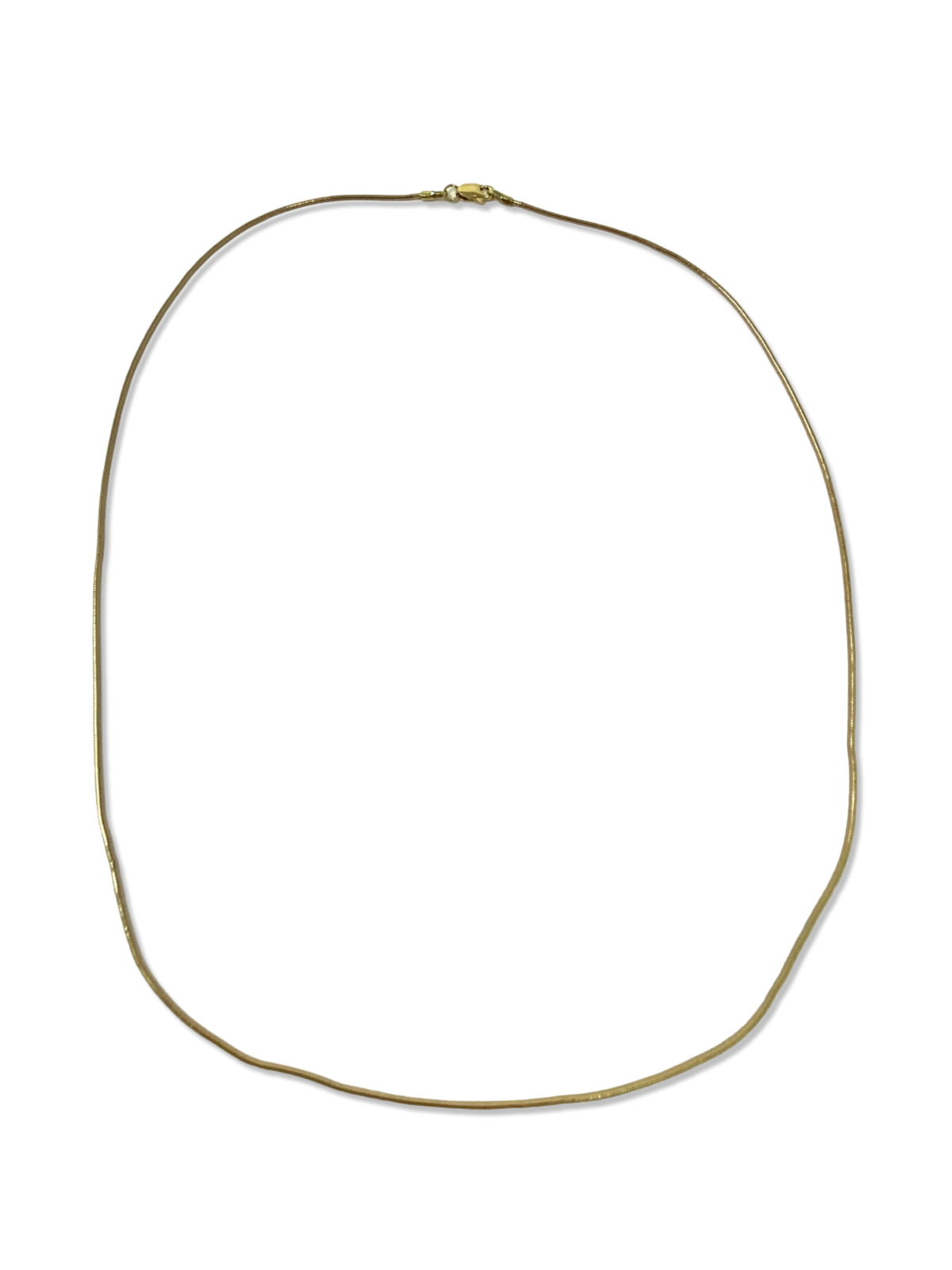 Schlangenkette 14 Karat / 585 Gelbgold 46cm