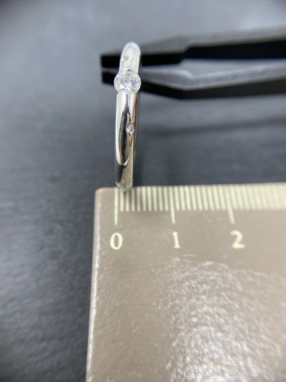 Niessing Ring Platin Brillantring 950 Gr. 52,5