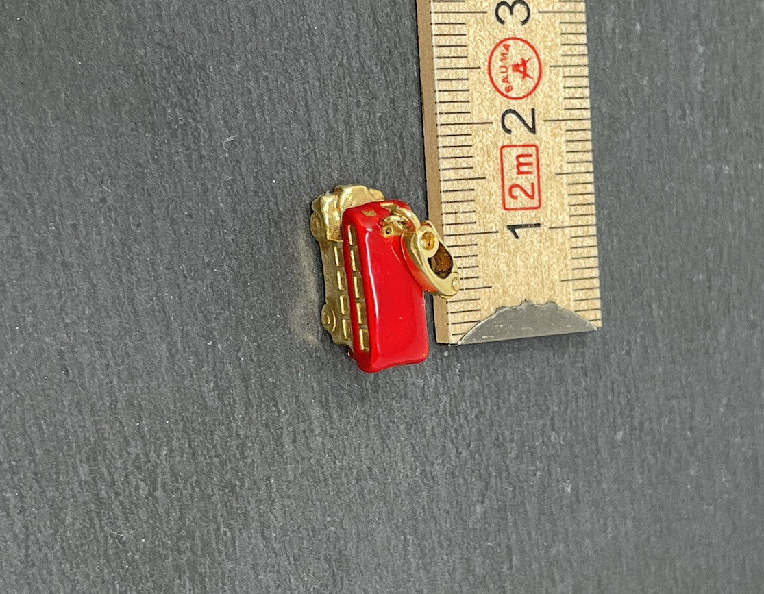Anhänger Gelbgold Italienisch 18K/750 Rot