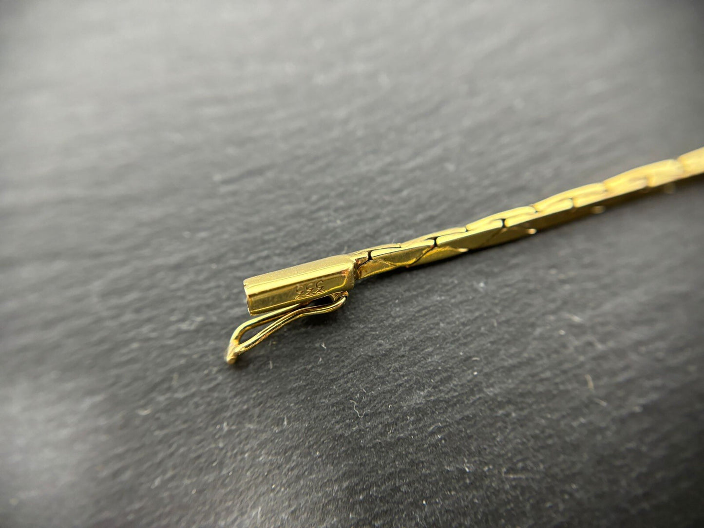 Armband Gelbgold Diamanten/Saphire Südseeperle 8K/333 19cm