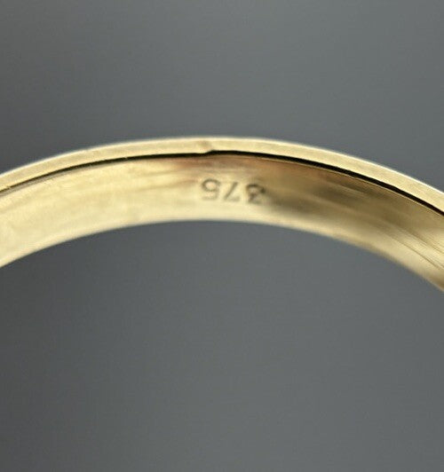Gelbgold Solitärring Brillant glänzend 9K/375 Gr.56