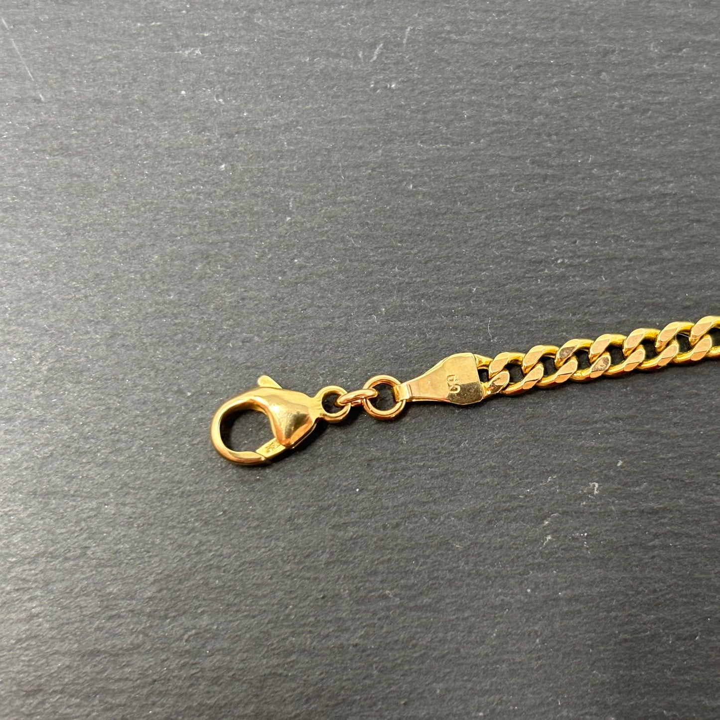 Verkauft! Gelbgold Panzerarmband Goldarmband 8K/333 18,5cm 3,5mm No.96