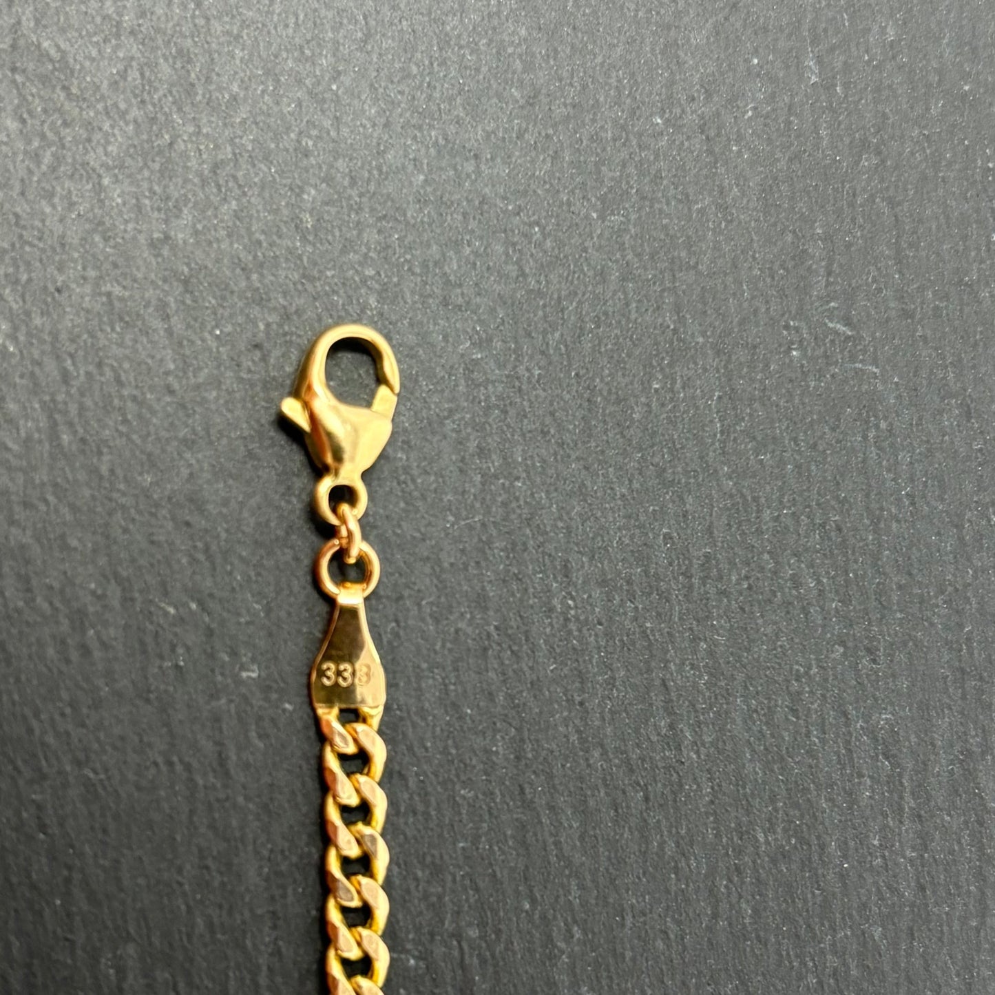 Verkauft! Gelbgold Panzerarmband Goldarmband 8K/333 18,5cm 3,5mm No.96