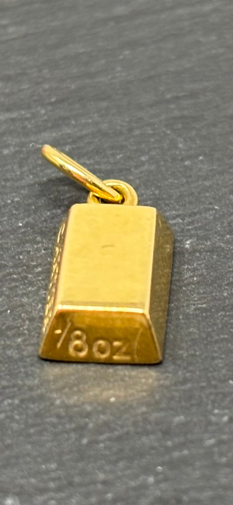 Verkauft! Cartier Goldbarren 1/8 Oz Gold Anhänger 18K/750 Vintage