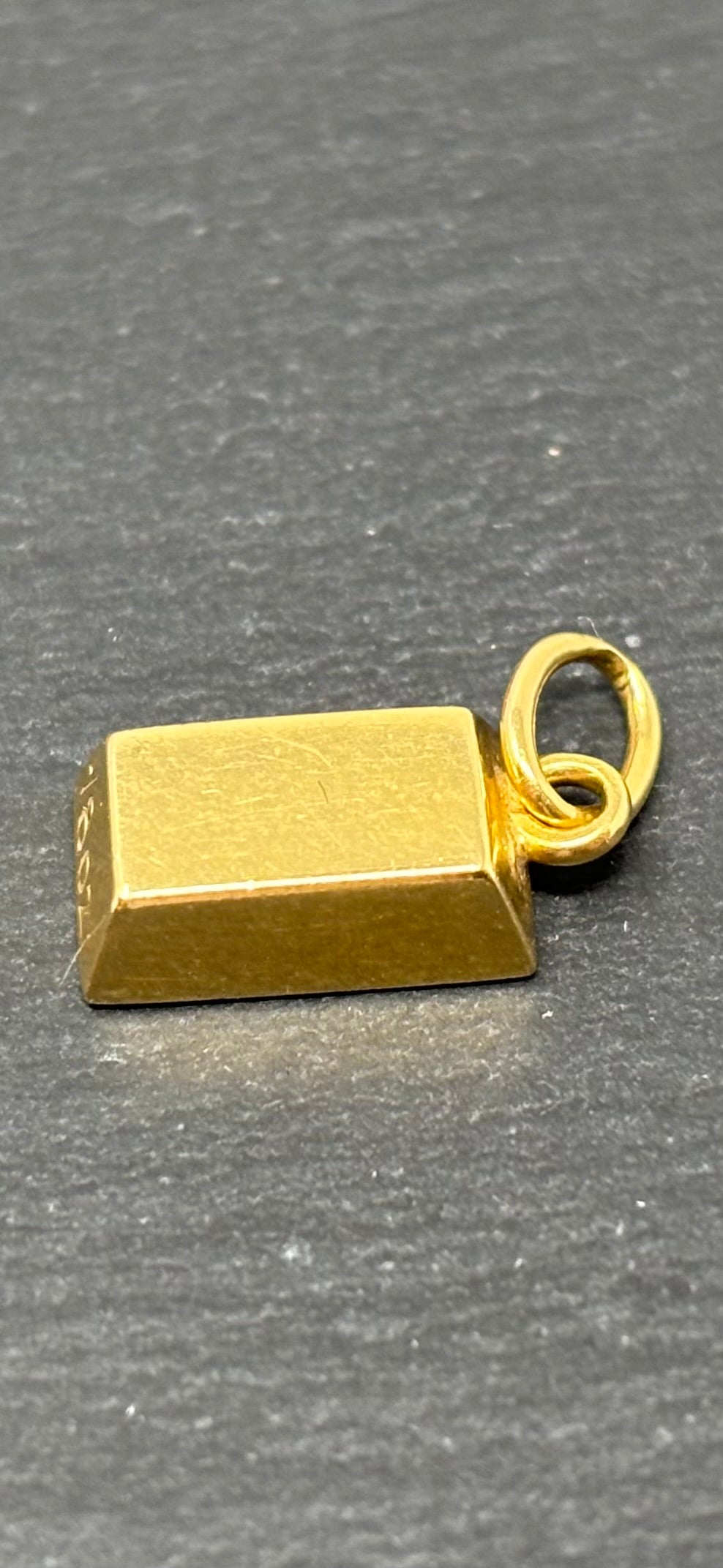 Verkauft! Cartier Goldbarren 1/8 Oz Gold Anhänger 18K/750 Vintage