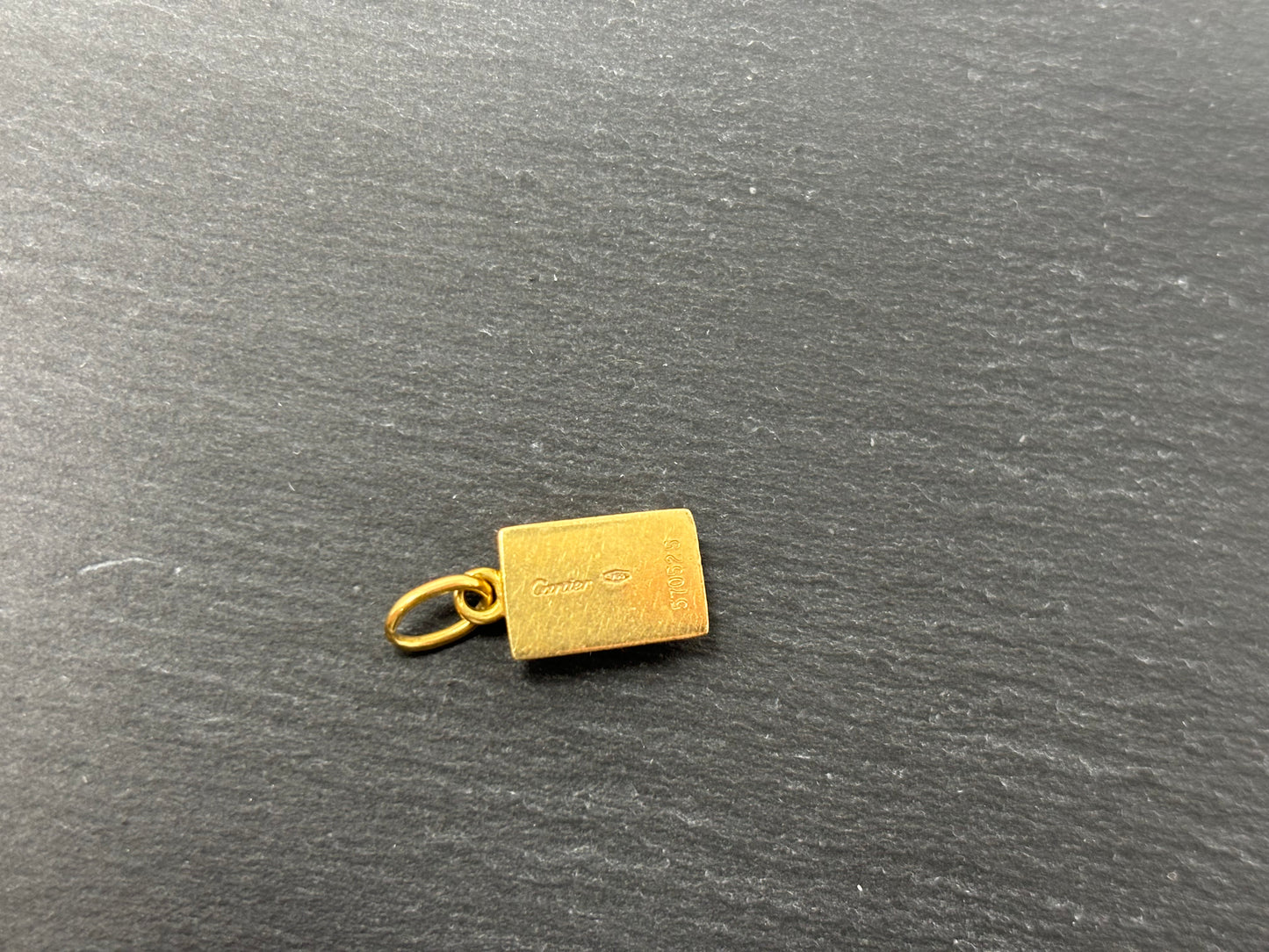 Verkauft! Cartier Goldbarren 1/8 Oz Gold Anhänger 18K/750 Vintage
