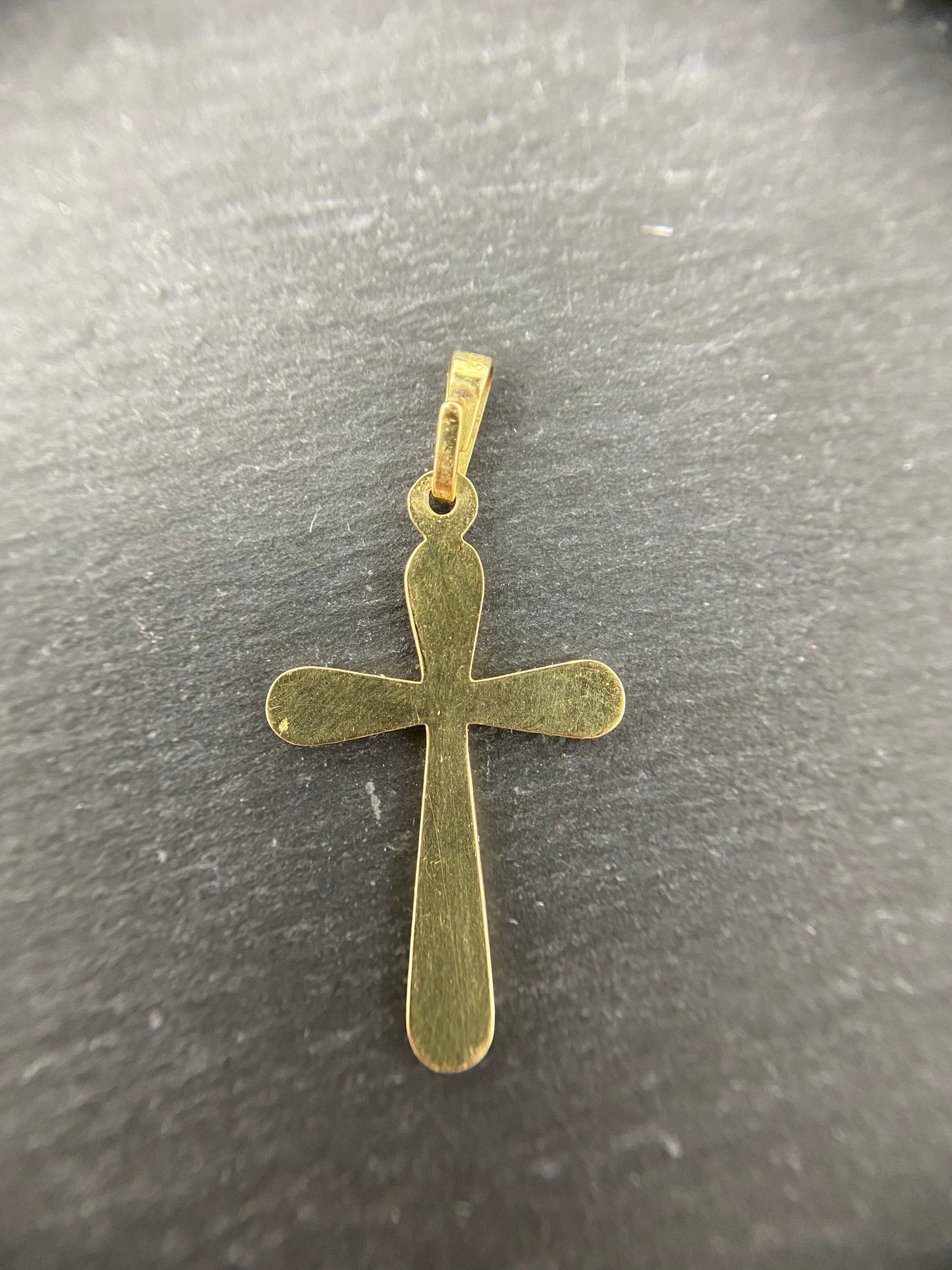 Echtgold 8 Karat Kreuzanhänger aus Gold - Kreuz| 8K/333 Gelbgold