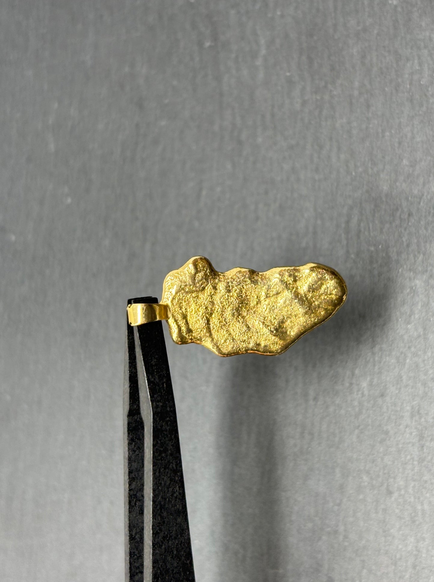 Verkauft !Goldnugget Nugget 80-90% Feingehalt Anhänger natürlich Massiv No.77