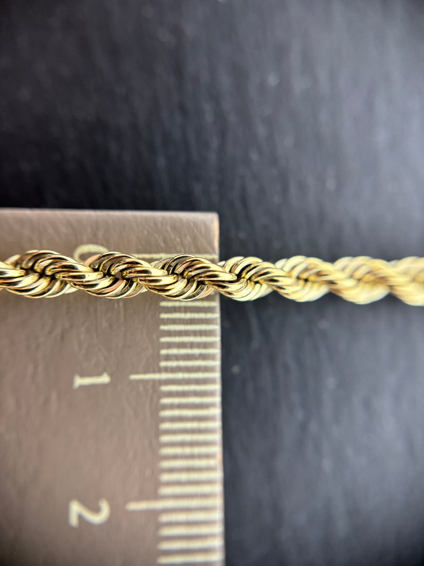Goldkette Kordelkette Gelbgold 50cm 14K/585 GG 4mm No.72
