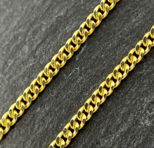Goldkette ca.1,5mm Panzerkette 45cm 8K/333 GG verkauft No.76