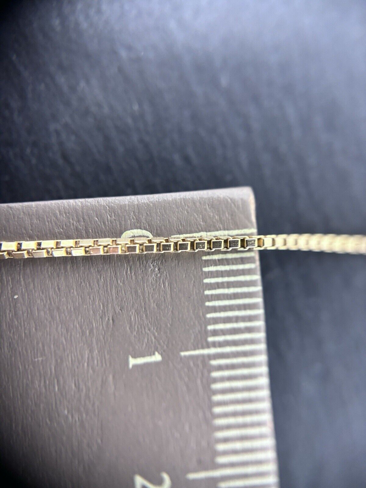 Gelbgold Kette Venezianerkette 45cm 1,2mm 8K/333 massiv glänzend