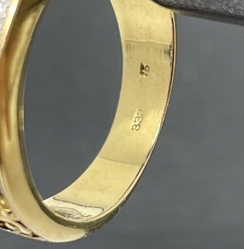Gold Ring 8K/333 Gelbgold Rubin/Saphir/Smaragd Vintage 8mm Gr.59,5 No.64.2 verkauft
