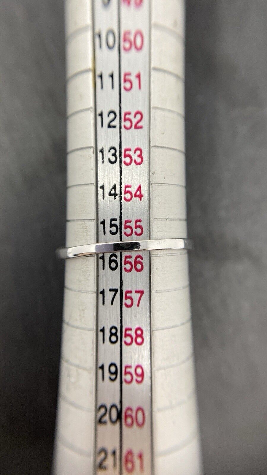 Silberring 925er Schleife glänzend massiv rhodiniert polierter Finish