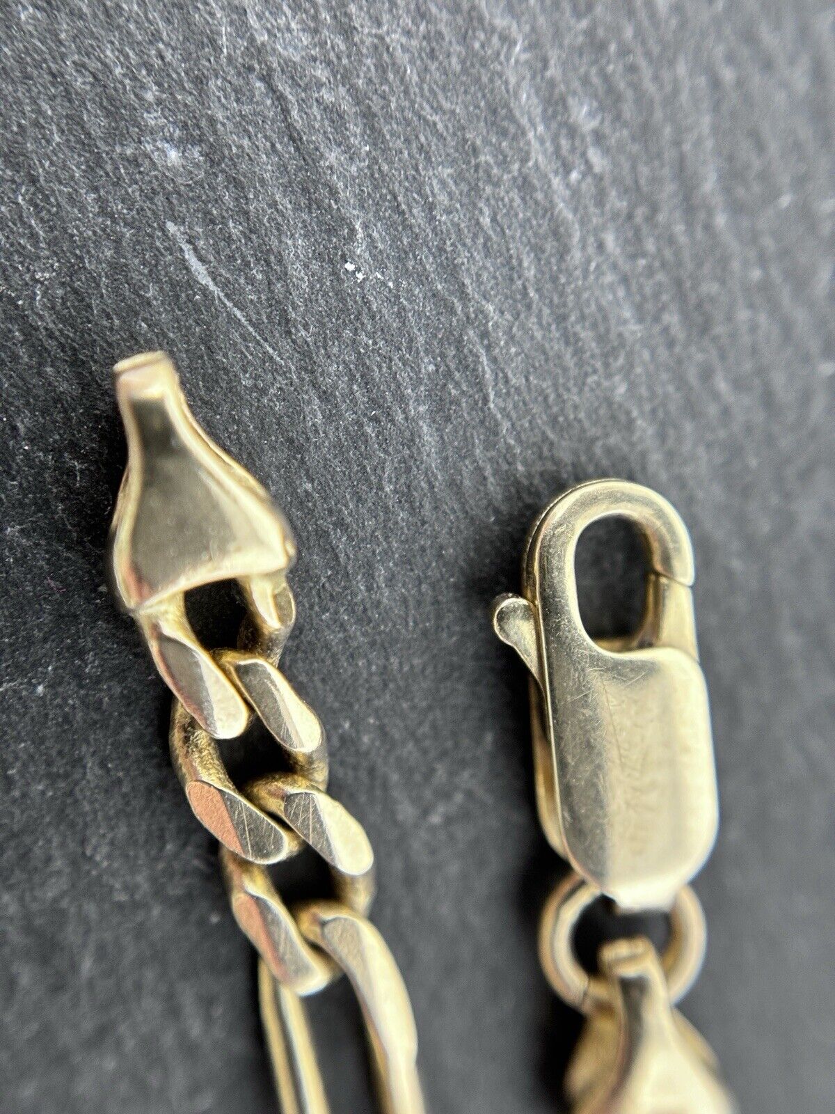 Gelbgold Panzerarmband Goldarmband 8K/333 19cm 4mm glänzend