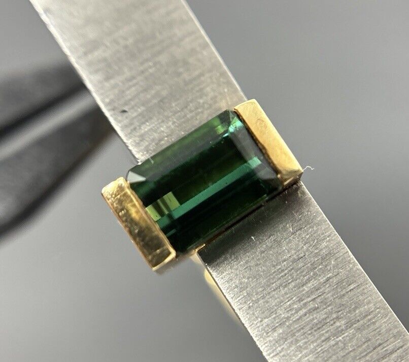 Goldring Handarbeit Bicolour Baguette 18K/750 Gr.52 No.U
