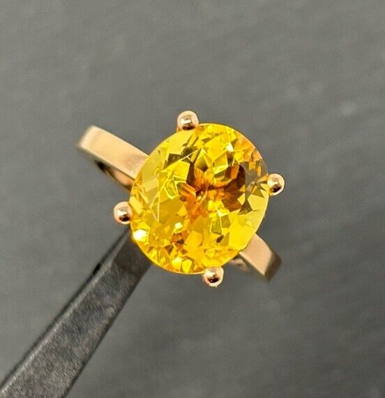 Ring Rosegold Solitärring Fein 18K/750 No.U28