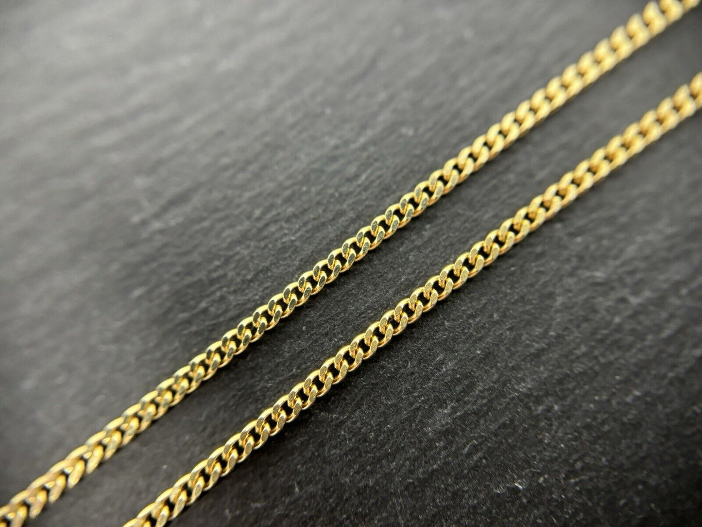 Gelbgold Panzerkette 45cm 14K/585 GG 1,5mm Gelbgold Massiv No.7 verkauft