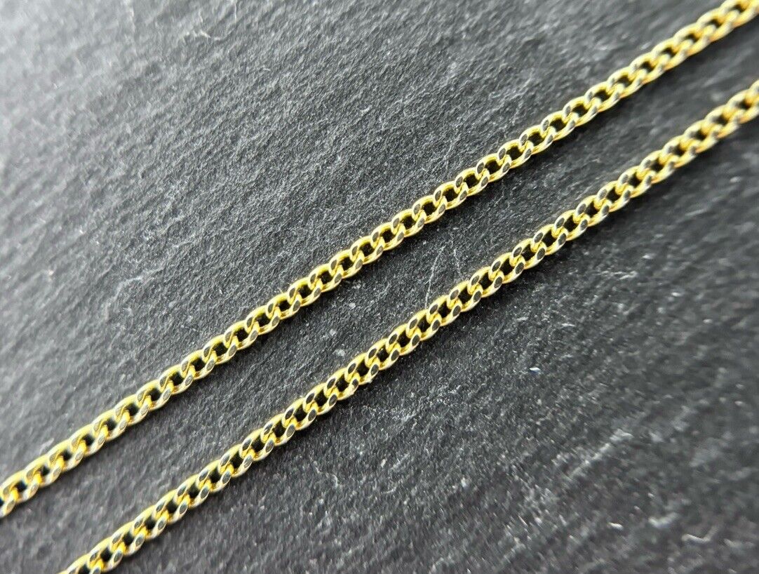 Gelbgold Panzerkette 45cm 14K/585 ca. 1mm glänzend verkauft