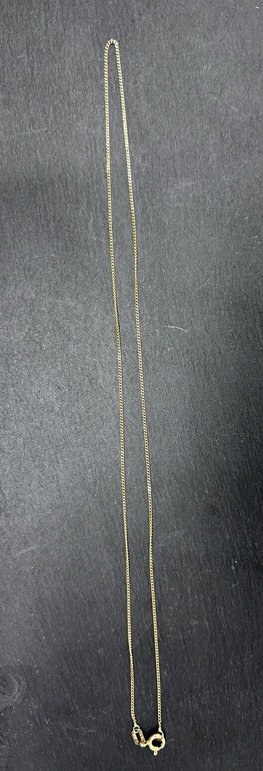 Gelbgold Panzerkette 45cm 14K/585 ca. 1mm glänzend verkauft