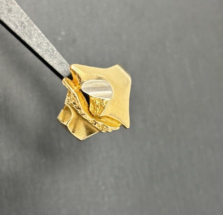 Gold Ring Lapponia Designer Handarbeit 1987 Finnland 14K/585 Gr.59 Herren No.U64