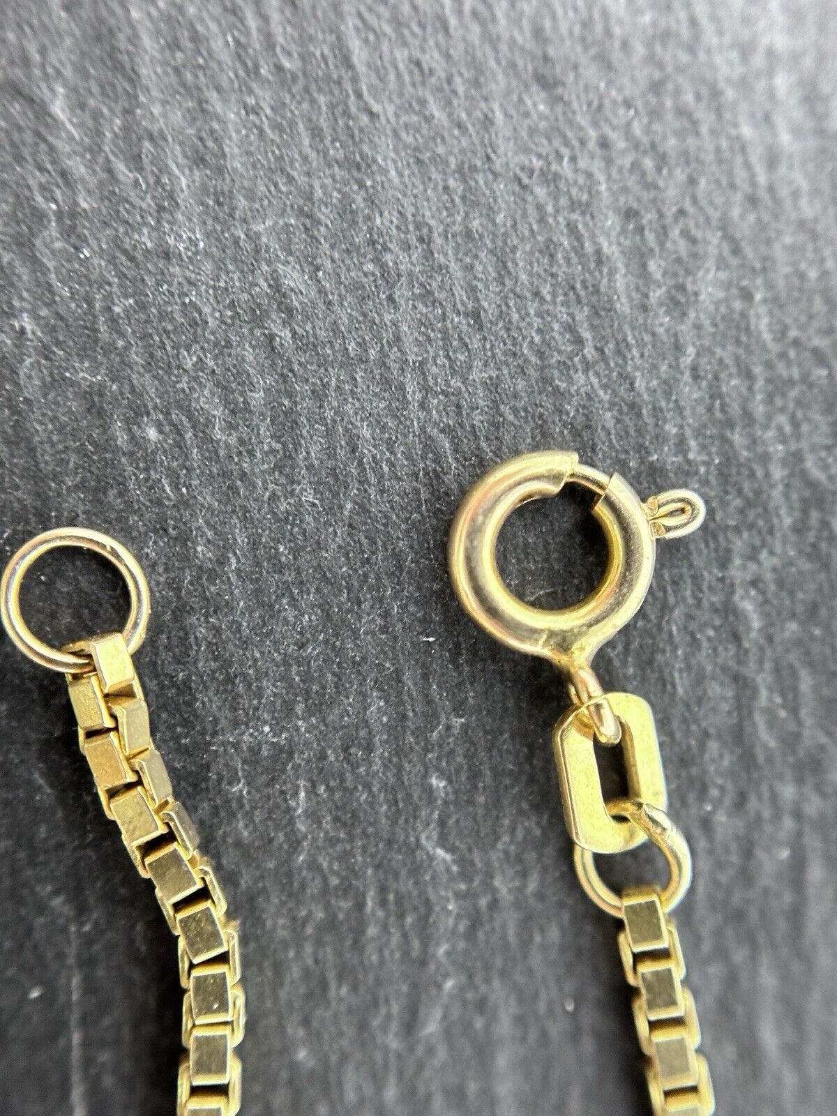 Gelbgold Kette Venezianerkette 45cm 1,5mm 8K/333 massiv glänzend