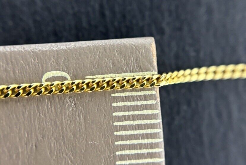 Goldkette ca.1,5mm Panzerkette 45cm 8K/333 GG verkauft No.76