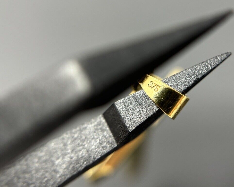 Gold Kreuz Glänzend 9K/375 Gelbgold Anhänger 3cm fein No.U23