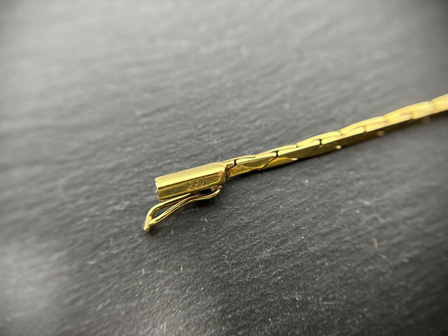 Armband Gelbgold Diamanten/Saphire Südseeperle 8K/333  19cm